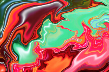 Bright abstract background in style  Fluid art