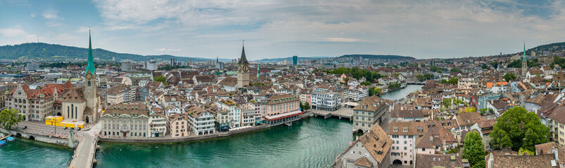 Fototapeta na wymiar Zürich Panorama