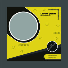 Social Media Post Banner and Corporate Template for Business and Advertising