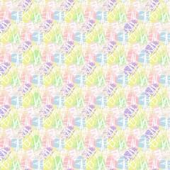 Fototapeta premium abstract seamless pattern in pastel colors.