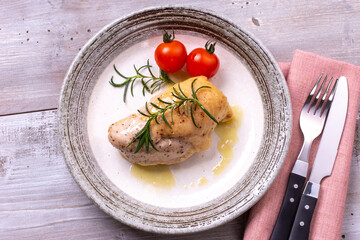 鶏むね肉のコンフィ