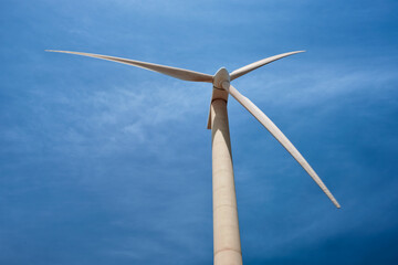 Wind generator turbine in sky