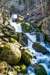 The Trefflingfall is located in the Vorderen Tormäuern of the Ötscher-Tormäuer Nature Park, Lower Austria