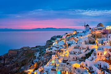 Famous greek tourist destination Oia, Greece