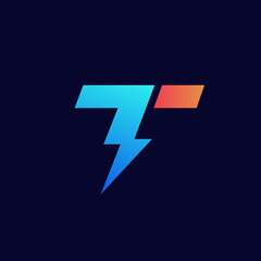 Letter T logo icon design template elements. vector illustration