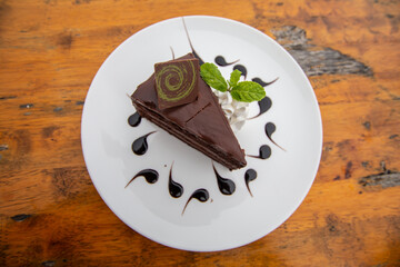 Chocolate cakes that taste really good.