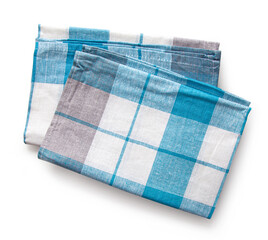 two new folded kitchen cotton towels