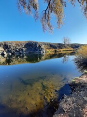 Obraz premium landscape with river