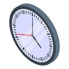 Time to newspaper icon. Isometric of Time to newspaper vector icon for web design isolated on white background