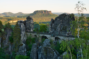 Bastei Sächsische Schweiz Nationalpark Elbe