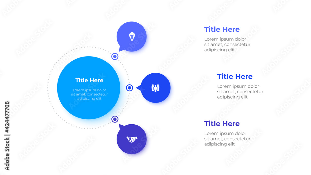 Poster Vector Infographic label design template with icons and 3 options or steps. Can be used for process diagram, presentations, workflow layout, banner, flow chart, info graph