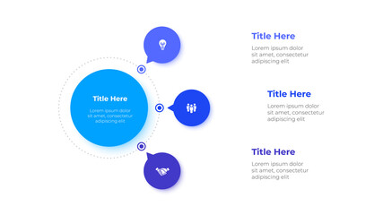 Vector Infographic label design template with icons and 3 options or steps. Can be used for process diagram, presentations, workflow layout, banner, flow chart, info graph