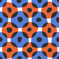 Modern seamless pattern with stains. Abstract texture in flat style for wrapping paper, textile print, wallpaper