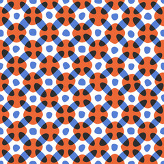 Modern seamless pattern with stains. Abstract texture in flat style for wrapping paper, textile print, wallpaper