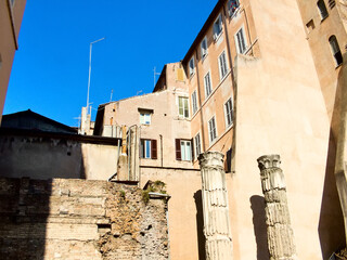 Area Torre  Argentina  in  Rome,  Italy
