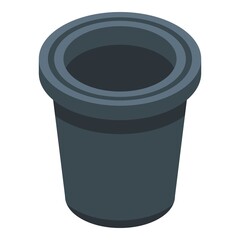 Flavor coffee pod icon. Isometric of Flavor coffee pod vector icon for web design isolated on white background