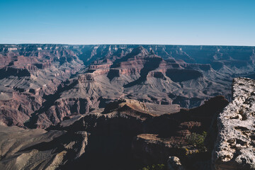 Rocky formations of Grand Canyon