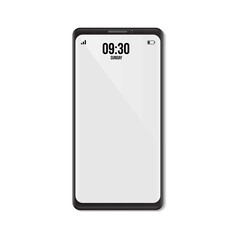 Smartphone icon in flat style. Mobile phone symbol for your web site design, logo, app, UI Vector