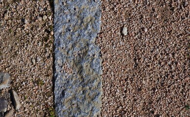 Ground texture with rocks