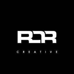 RDR Letter Initial Logo Design Template Vector Illustration