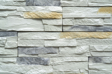 White stone wall of a building. Interior of a modern loft. Abstract background design.