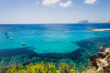 Costa alicantina.  Playas de Teulada-Moraira. Mediterráneo en vivo
