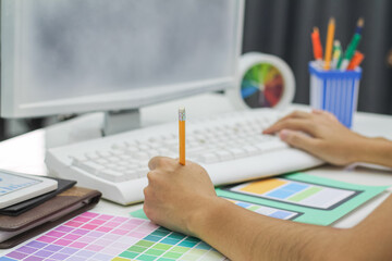 Smooth Focus,A team of UI UX web designers are working together to develop a mobile responsive...