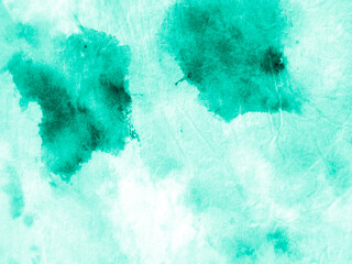 Watercolour Abstract Water. Neo Mint Ink Dye Print. Paintbrush Surface. Abstract Watercolour Stains. Gradient Print. Painted Wallpaper. Neo Mint Watercolor Paint Blots.