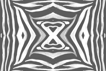 Seamless Zebra Repeat. Abstract Animal Texture. Watercolour Tiger Fur. Black Camouflage Wallpaper. Gray Zebra Pattern. Abstract Safari Design. Watercolor Zoo Skin. Seamless Zebra Stripes.