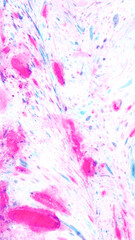 Abstract art background pink and blue fluid paint watercolor technique illustration