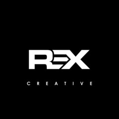 REX Letter Initial Logo Design Template Vector Illustration