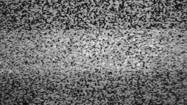 Abstract noise of analog television. Digital glitch. Damage to the video signal with pixel noise and noise. Video error. Black and white dreaming background. Retro tv.