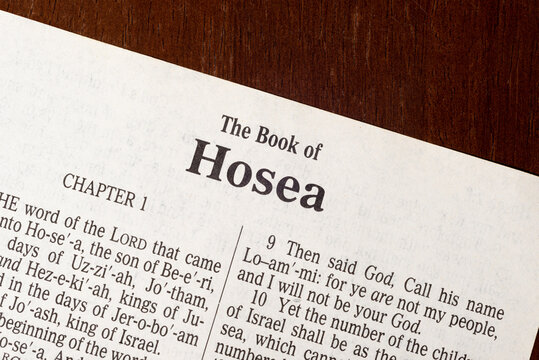 The Book of Hosea Title Page Close-up