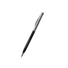 Black Ballpoint pen isolated on white background