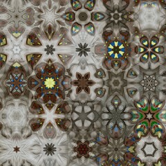 detail of the ceiling of a mosque