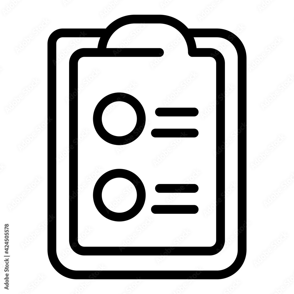 Poster task schedule point board icon. outline task schedule point board vector icon for web design isolate