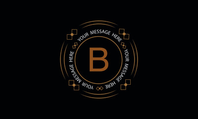 Exquisite, modern monogram with the letter B. Premium brand icon. Vector logo design for business, beauty industry, cosmetics, salon, boutique, company, corporation.