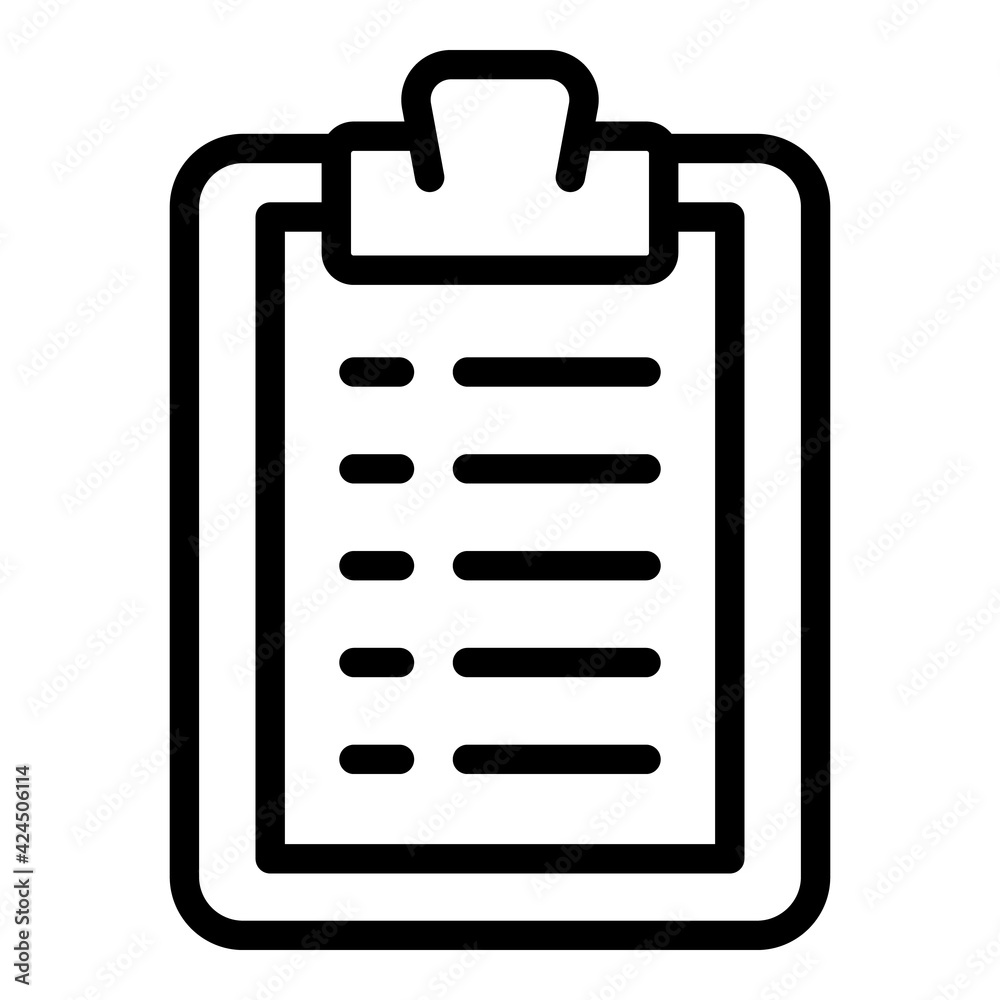 Poster task schedule work board icon. outline task schedule work board vector icon for web design isolated 