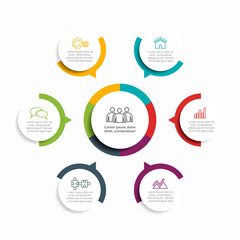 Infographic design template with place for your data. Vector illustration.