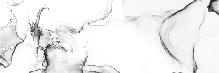 Fashion Illustration.  Acrylic Silvery Splash.