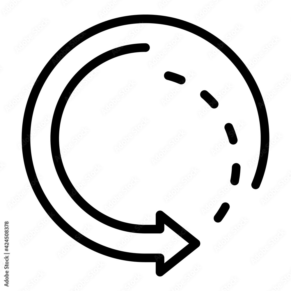 Aufkleber backup process icon. outline backup process vector icon for web design isolated on white background