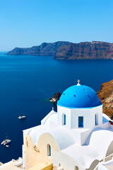 Fototapeta na wymiar Santorini Island in Greece