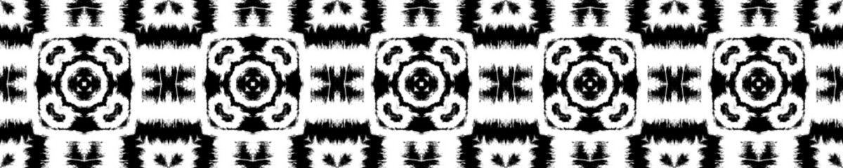 Fototapeta premium Black and White Seamless Contemporary Art.