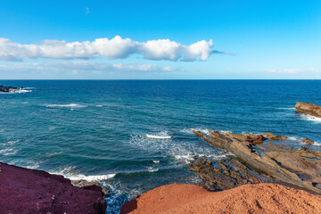Near El Golfo on the west coast of Lanzarote, Canary Islands, Spain