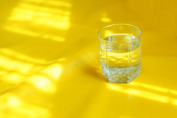 glass of orange water