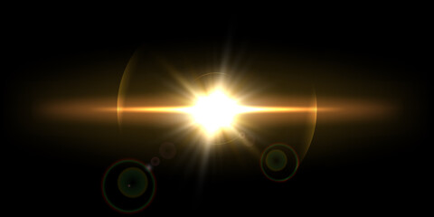 Glow light effect. Vector 10 eps	