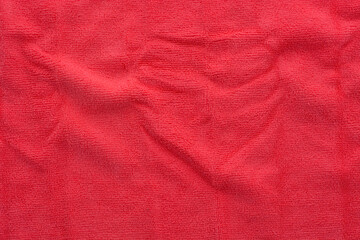  red fabric microfiber cleaning cloth background