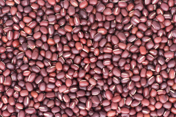 azuki beans. red beans. Vigna angularis background