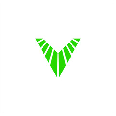 V logo