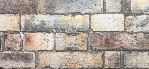 Panorama de fond de pierres pour création d'arrière plan. Aspect vieilles briques.	
